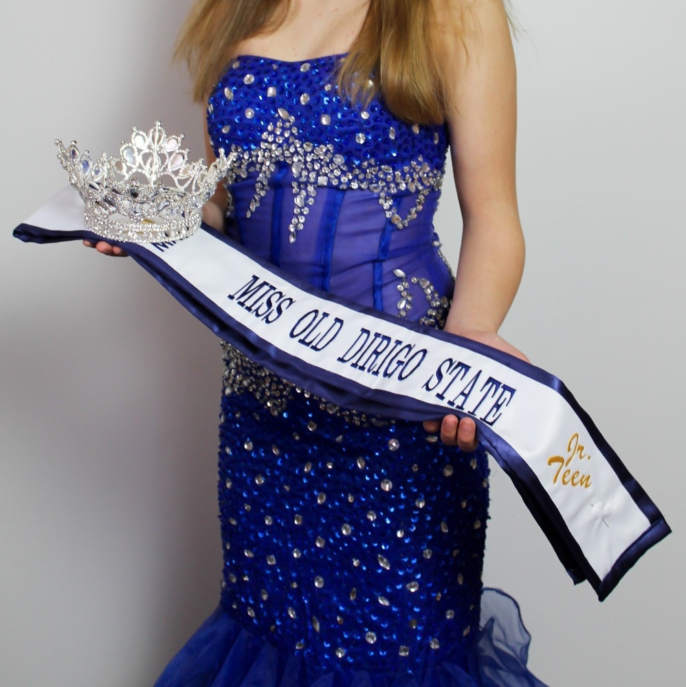 Size 0 royal blue mermaid gown